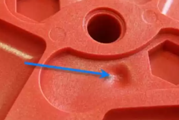 avoiding sink marks in plastic injection